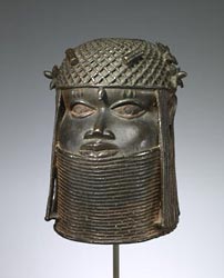 Benin Bronze Head