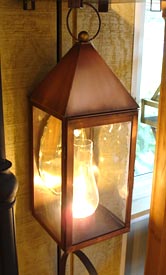 copper lantern