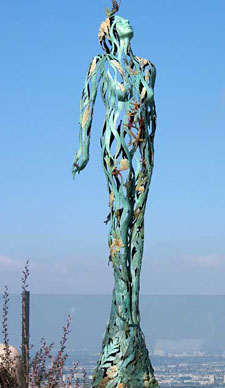 Earth, Water, Air bronze sculpture