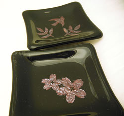 Meja Glass plates.